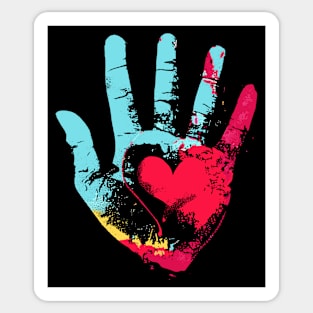 Hand of Love Sticker